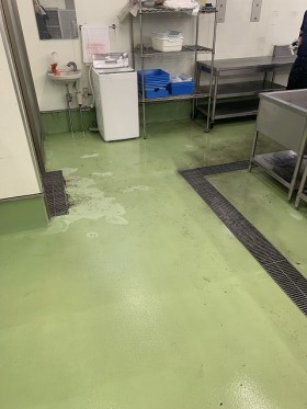 工場　床洗浄　クリーニング　鹿児島