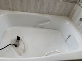 鹿児島市　浴室追い炊き配管クリーニング