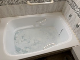 浴室　追い炊き配管クリーニング　鹿児島市